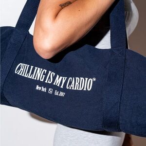 Chilhouse Chilling is my Cardio Navy Gym Bag